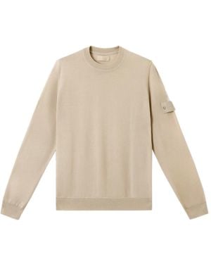 Stone Island Round-Neck Knitwear - White