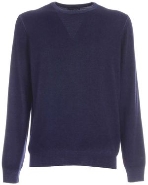 Paolo Fiorillo Round-Neck Knitwear - Blue