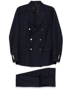Lardini Double Breasted Suits - Blue