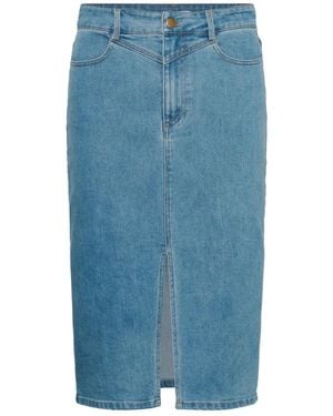 Saint Tropez Denim Skirts - Blu