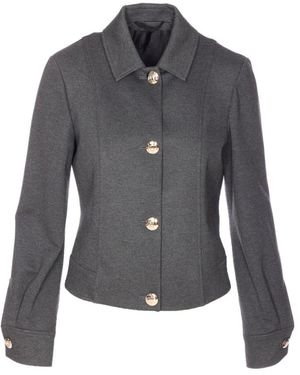 Liu Jo Grijze Jas Voor Vrouwen Aw25 - Grijs