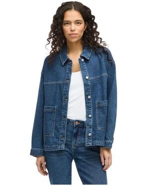 Vila Vijaf Jeansjacke - Blau