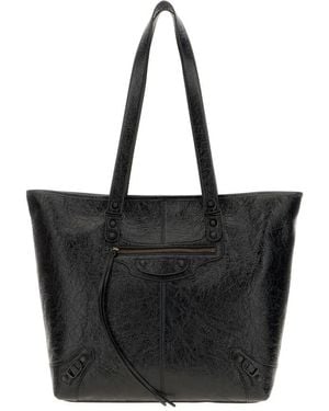Balenciaga Tassen ,Zwart ,Katoen Le City Tote Bag Medium