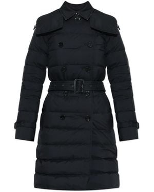 Burberry Gewatteerde Audley Jas - Zwart