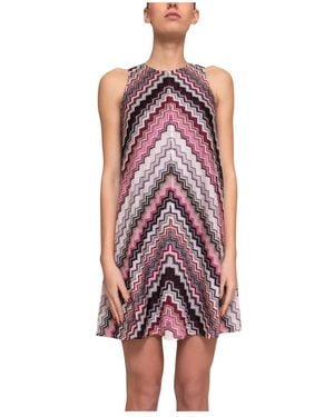 Missoni Short Dresses - Rosso