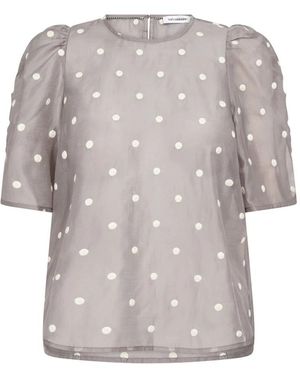 co'couture Overhemden ,Grijs ,Blouses