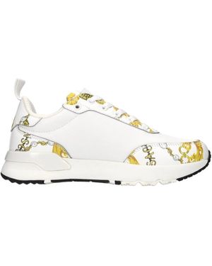 Versace Jeans Couture Schoenen ,Wit ,Leer Dynamic Chain Couture Sneakers