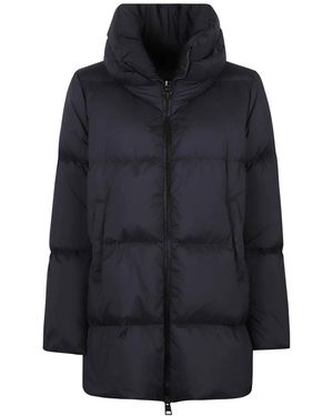 Herno A-Shape Relaxed Down Jacket - Zwart