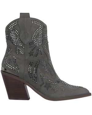 Alma En Pena. Cowboy-Stiefel Details - Grau