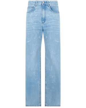 Rabanne Jeans ,Blauw ,Katoen Straight Jeans Van Katoen