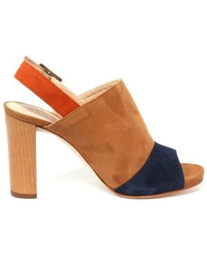 Unisa High Heel Sandals - Brown