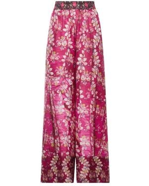 Pierre Louis Mascia Wide Trousers - Pink
