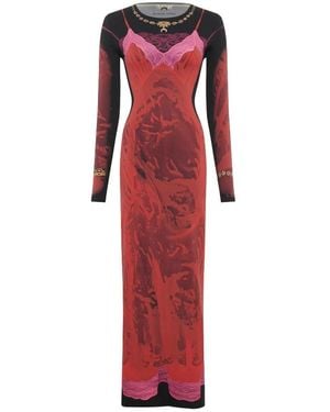 Marine Serre Maxi Dresses - Rojo