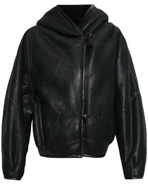 Isabel Marant Jassen ,Zwart ,Leer Amiel Jas