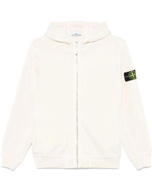 Stone Island Zip-Throughs - Bianco