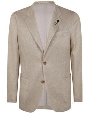 Lardini Einknopf-Blazer - Grau