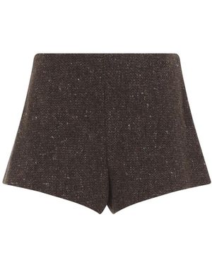 Ralph Lauren Korte Broeken ,Bruin ,Leer Slim Short