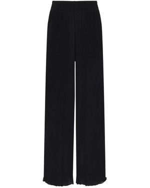 Vilebrequin Lichte Wide-Leg Tulebroek Als Een Zeebries - Zwart