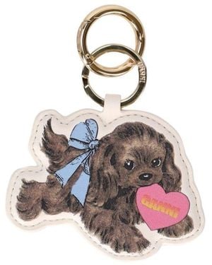Ganni Keyrings - Marrón