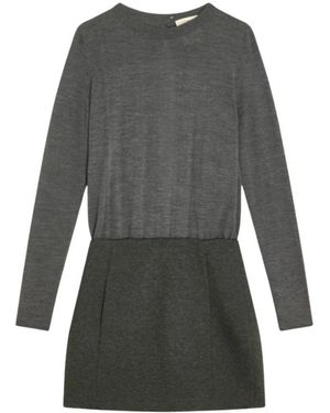 Semicouture Kurzes Kleid - Grau