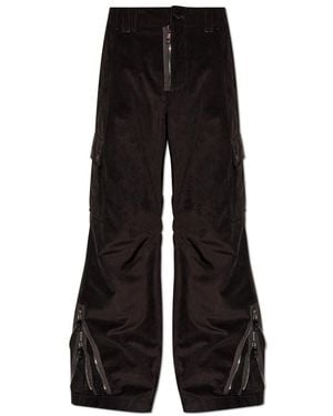 Dolce & Gabbana Wide Trousers - Black
