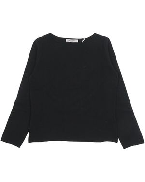La Fileria Round-Neck Knitwear - Black