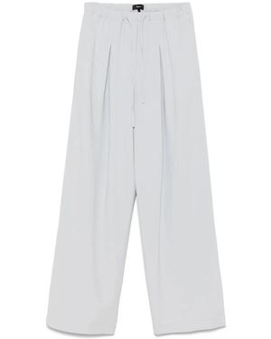 Theory Broeken ,Grijs ,Polyester Plt Casual Pnt. Admir - Wit