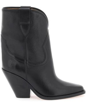 Isabel Marant Texanische leder ankle boots - Schwarz