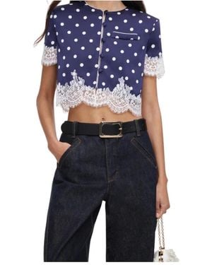 Self-Portrait Blouses - Blauw