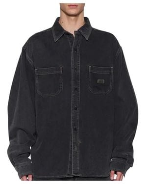 Ksubi Overhemden ,Zwart ,Denim Vulture Denim Ls Shirt