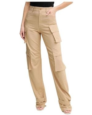 SIMONA CORSELLINI Wide Trousers - Neutro