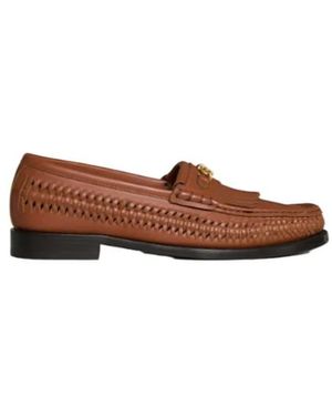 Celine Luco Braided Loafer - Bruin