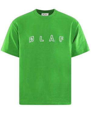 OLAF HUSSEIN T-Shirts - Verde
