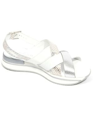 Hogan Flat Sandals - White