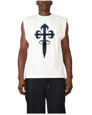 Ksubi Sleeveless Tops - Blanc