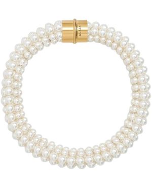 Alaïa Elegante Perlenkette - Mettallic