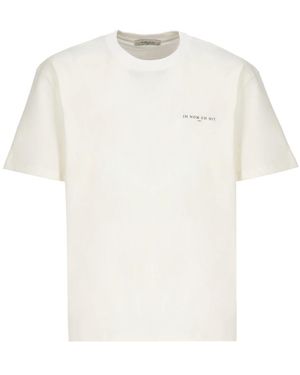 ih nom uh nit Weißes baumwoll-t-shirt mit aufdruck