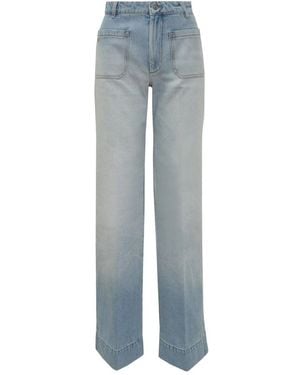 Victoria Beckham Straight Jeans - Azul