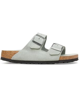 Birkenstock Sliders - White