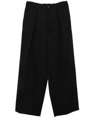 Ssstein Wide Trousers - Negro
