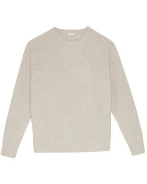 C.T.Plage Truien & Vesten ,Wol Wool Crew Neck Sweater - Wit