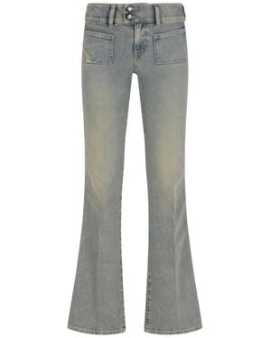 DIESEL Flared Jeans - Grey