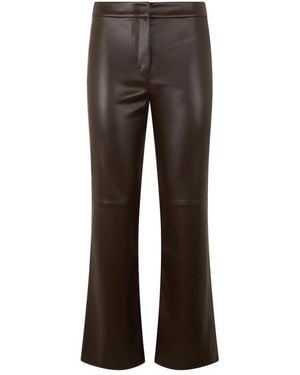 Max Mara Cropped Trousers - Gris