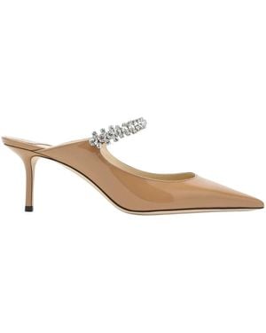Jimmy Choo Heeled Mules - Blanco