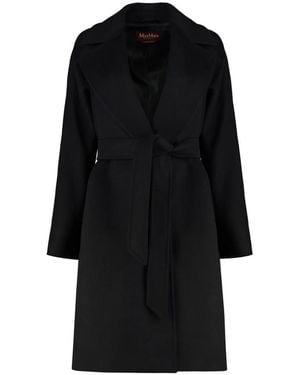 Max Mara Belted Coats - Negro