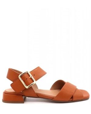 Högl Schoenen ,Bruin ,Sandalen Met Hoge Hak