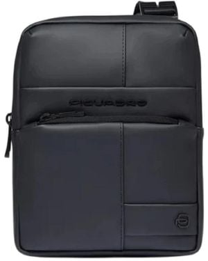 Piquadro Pocket Crossbody-Tasche Mit Ipad Mini - Schwarz