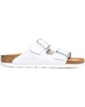 Rohde Schoenen ,Wit ,Witte Damessandaal Voor De Zomer