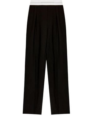 Alexander Wang Straight Trousers - Zwart