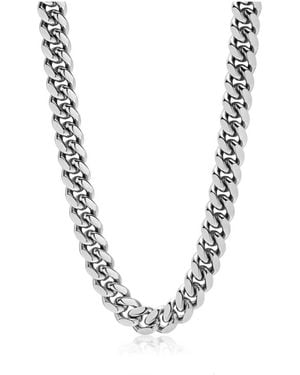 Nialaya #39;S Chunky Cuban Chain Choker - Mettallic